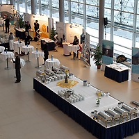 CCL: Foyer, Ausstellung mit Buffet