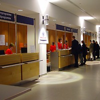 CCL: Foyer -1, Registrier-Counter