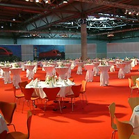 Messehalle 2 mit Cateringbestuhlung